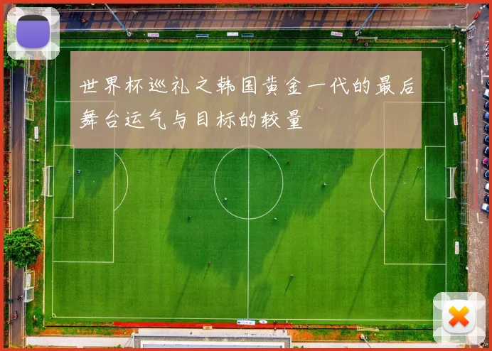 世界杯巡礼之韩国黄金一代的最后舞台运气与目标的较量